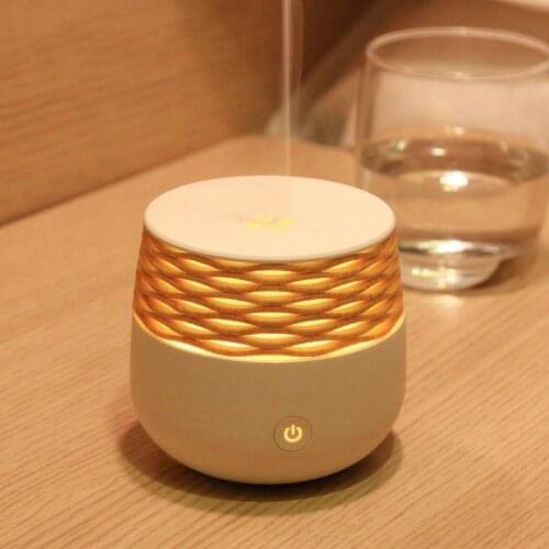 Beautiful Essential Oil Diffuser Wooden Rattan Ultrasonic Air Humidifier Desktop Mini USB Humidifier Mist Maker Water Sprayer