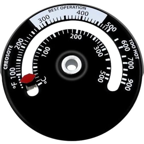 Hot Magnet-type Stove Thermometer Wood Stove Pizza Kiln Measure From 0 To 500 Degrees Thermometer Oven Heater Boiler