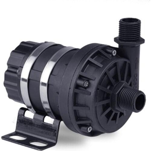 24VDC Powerful Brushless Circulation Pump DC60E-24120S 100W 12m 3300LPH 1/2'' Threaded Inlet Outlet Stable Low Noise Run