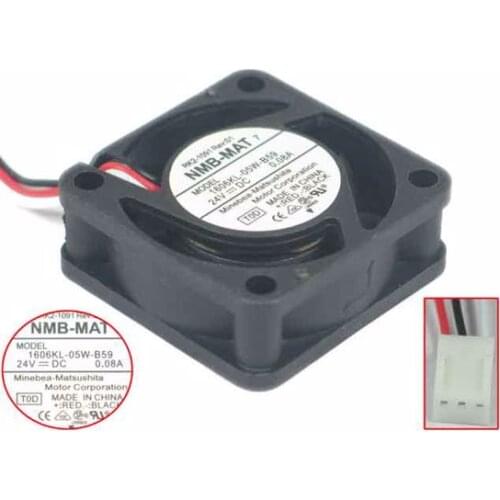 NMB-MAT 1606KL-05W-B59 T0D DC 24V 0.08A 40x40x15mm Server Cooling Fan