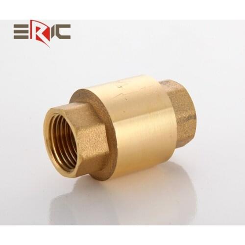 Brass core water control check valve vertical check valve internal and external wire copper core check valve lift check valve