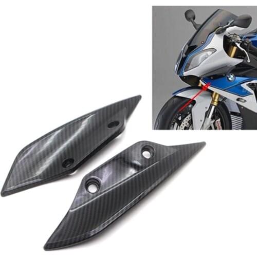 Motorcycle Fairing Front Fender Spoiler Winglets Fit For BMW S1000RR HP4 2010 -2014 2015-2018 Carbon Fiber Paint