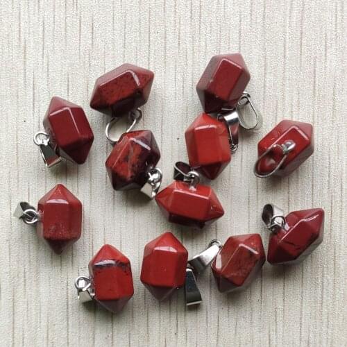 Wholesale 24pcs/lot New fashion natural rainbow stone pillar shape point charms pendants for jewelry making free shipping