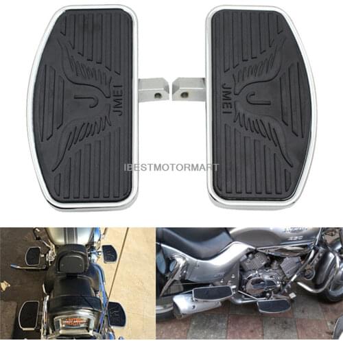 Front Rider Footboards Floorboard 24CM For Yamaha V-STAR VSTAR XVS 400/650 1988-2013, Drag Star Dragstar XVS400 XVS650 88-13
