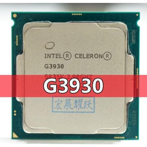 Intel Celeron Processor G3930 CPU LGA1151 14 nanometers Dual-Core 100% working PC computer properly Desktop Processor