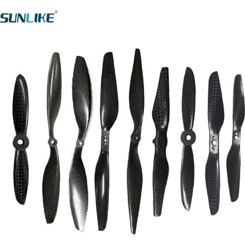1 Pairs 3K Carbon Fiber Propeller 4045 5030 5045 5332 6030 9443 9450 1045 1238 1240 1330 1345 1365 For Tiger Motor Quadcopter