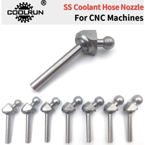CoolRun Stainless Steel Spherical Mount Nozzles For CNC Lathes Toolholder Special Tooling VDI Holders CNC Lathe Tooling Screw