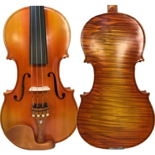 **GIFT PACKAGE** 4/4-3/4 Solid Wood song Student Violin, free Case / Bow