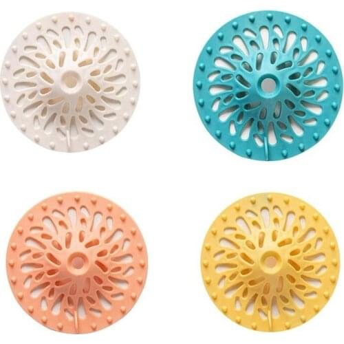 Floor Drain Cover Anti-clogging Floor Drain Cover Floor Drain Cover Kitchen Bathroom Sink Filter Hair Filter Sewer Hair Deodoran