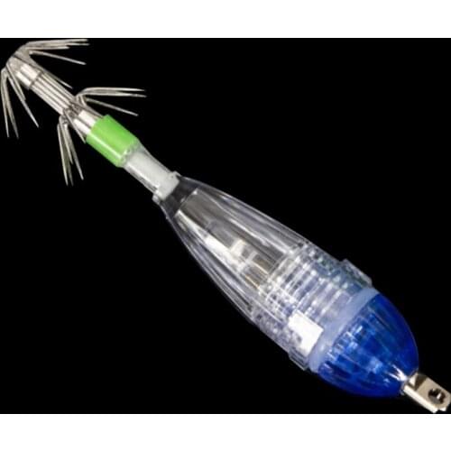 Light Underwater Double Layers Umbrella Squid Lures Lamp Jigging Fishing Hooks 094C