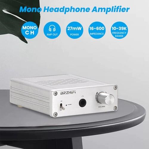 BRZHIFI HD650 Headphone Amplifier Audio Preamplifier Desktop Amplifiers Headset Amp HD High Quality Sound