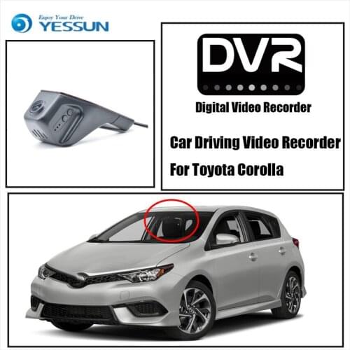 YESSUN Car DVR Digital Video Recorder HD 1080P Not Reverse Parking Camera for Toyota Corolla Front Camera Dash