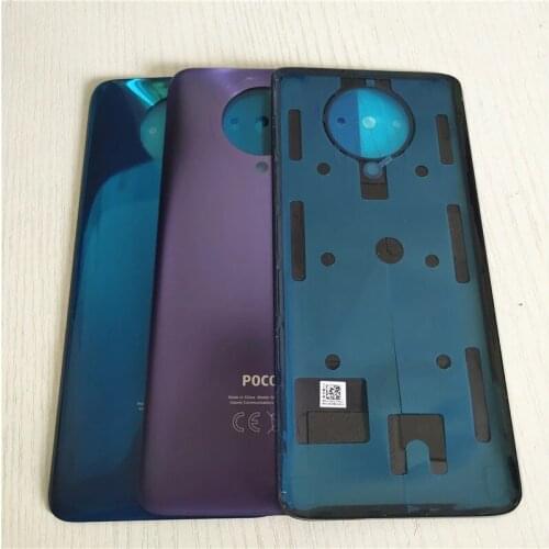 For Xiaomi Poco F2 Pro Back Battery Glass Cover Rear Housing Door Case Pocophone Replacement Parts