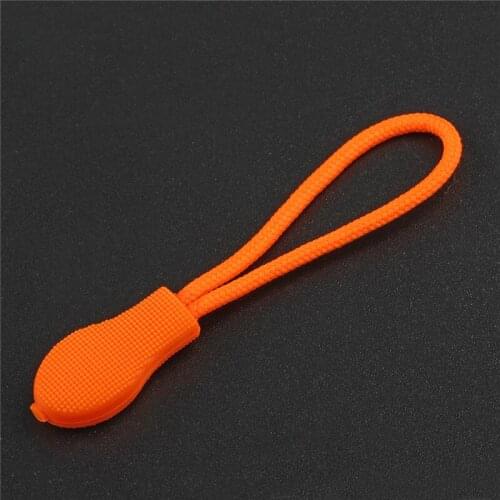 100pcs/lot Zipper Puller Mix Colors Cord Zipper Pull Strap Lariat Black For Bag Apparel Accessorie