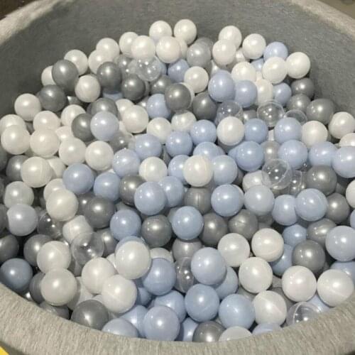 100pcs New Colorful Plastic Balls Toys Water Soft Ocean Wave Balls for The Pool Baby Swim Pit Toys Outdoor Sport Air Ball Gift