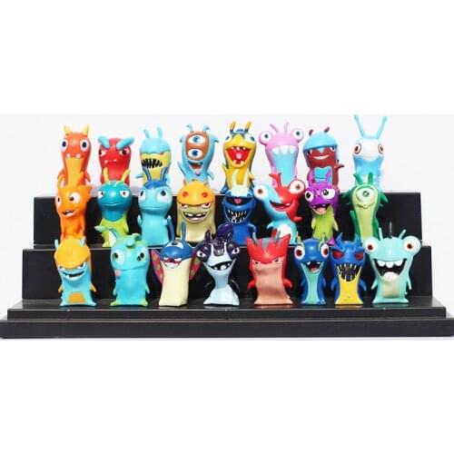 24pcs/set Cute Cartoon Slugterra PVC Action Figures Toys Free Shipping