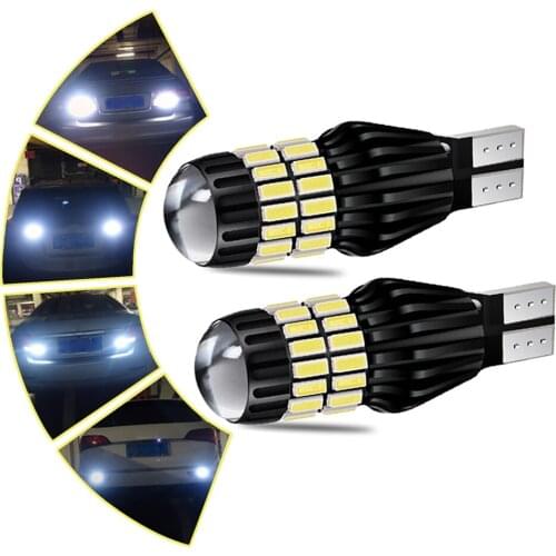 2pcs NEW T15 W16W LED Bulbs Canbus Error Free LED Backup Light 921 912 LED Bulbs Car reverse lamp Xenon White 6000K 12V24V