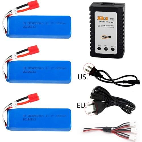 11.1V 2200mah lipo Battery 803496 with Charger For BAYANGTOYS X16 X21 X22 RC Quadcopter Spare Parts 11.1 V high capacity battery