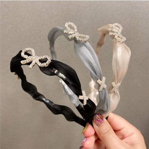 Baroque High grade colorful pearls Hair Hoop Headband Hairband for Women Girls elegant sweet Hair Band Hair Accessories