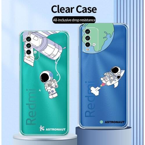 For Xiaomi Redmi 9T Case Shockproof Case For Redmi 9T Transparent Soft Cover For Redmi 9T Clear Protective Phone Coque Cartoon