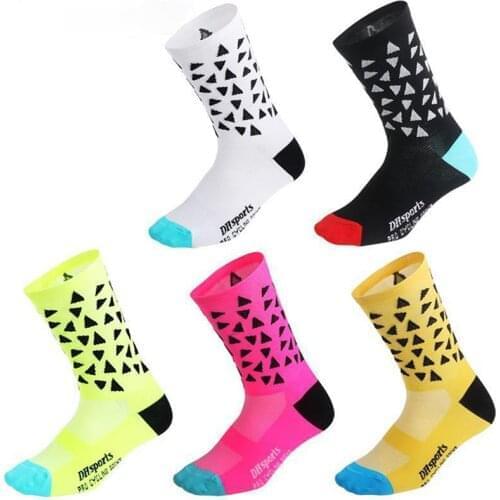 Mounchain Unisex Cycling Sports Professional Breathable Long Casual Socks
