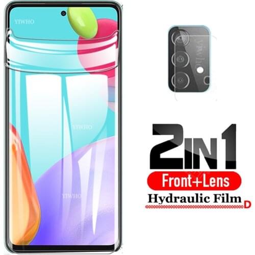 For samsung a52 5g Hydrogel Screen Protector Protective Soft Film on for Galaxy a525g 52a a 52 SM-A526B Camera Tempered Glass