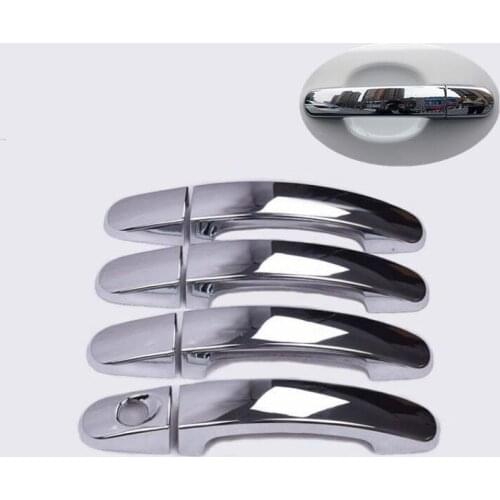 FUNDUOO For Ford S-MAX 2007 2008 2009 2010 2011 2012 SMAX New Chrome Car Door Handle Cover Trim Car Styling Accessories