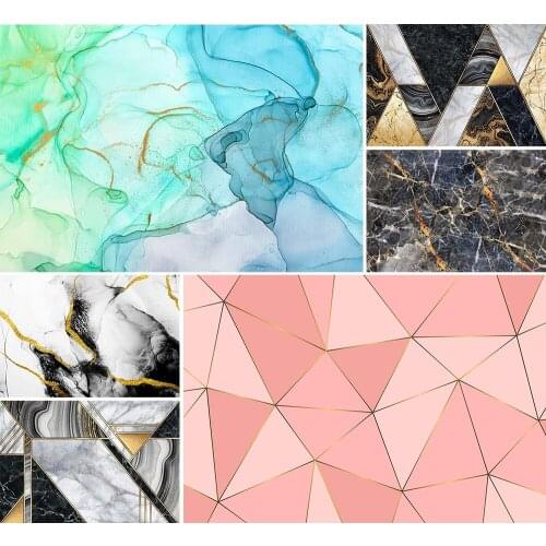 Avezano Geometric Gradient Marble Backdrop Food Nails Wedding Photography Background Photostudio Decor Photocall Photozone Props