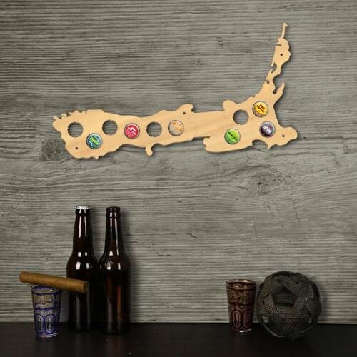 Map Of New Zealand Beer Cap Map Display Holder Bottle Cap Gadgets Wood Crafts Personality 3D Wall Decorative For Pub Bar