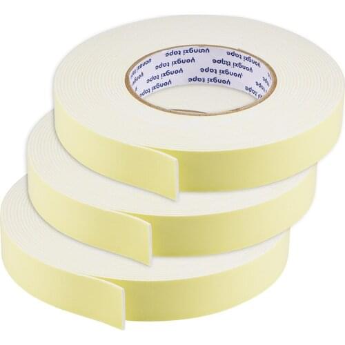 Uxcell 3pcs Sealing Foam Tape 28mmx1mmx10m EVA Self Adhesive Window Door Weather Strip