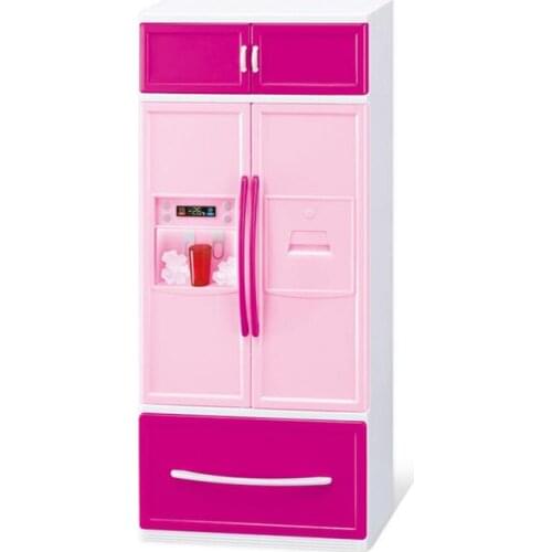 Mini Simulation Kitchen Play House Toys for Girls DIY Food Toy Educational Mini Kitchen Play 1 Set Plastic Furniture Pretend Toy