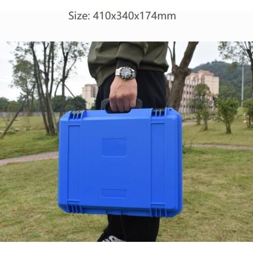 Portable Equipment box multi-purpose waterproof safety toolbox plastic instrument box Impact resistance case with sponge