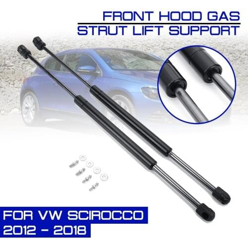 Car Interior Front Engine Cover Bonnet Hood Shock Lift Struts Bar Support Rod Arm Gas Spring For VW SCIROCCO 2012 2014 2016-2018