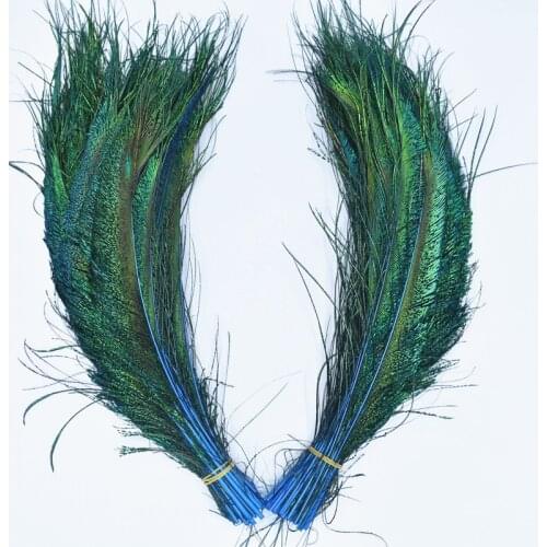 20pcs/Lot Peacock Feathers wing 30-35cm/12-14" Wedding Feather Decoration Natural Feathers for Crafts Carnaval Assesoires Plumas