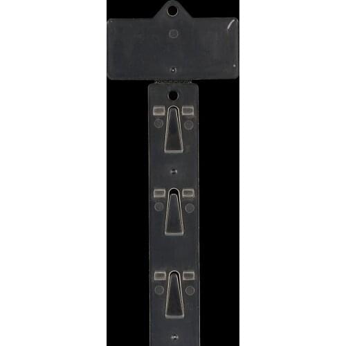 Plastic package hook snack hanger supermarket merchant display hanging strips