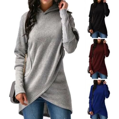 Long-sleeved sweater womens autumn new style jacket hoodie sweatshirt women clothing cropped hoodie