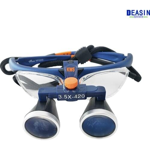 Ultra-Light 3.5X/2.5 Medical magnifying glass Surgical loupes Dental medical loupes head wear loupes FD-503-G