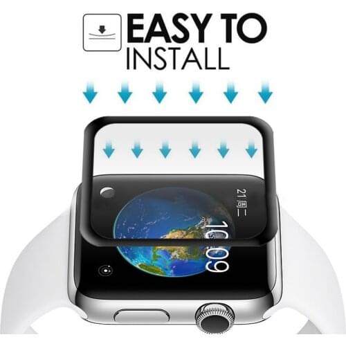 Protective Film For Apple iWatch Series Band 40MM 44MM 38MM 42MM Soft Screen Protector TPU Full Cover For iWatch Accessories