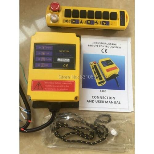 1pcs 1 Speed Control Hoist Crane Remote Control System AC 220V
