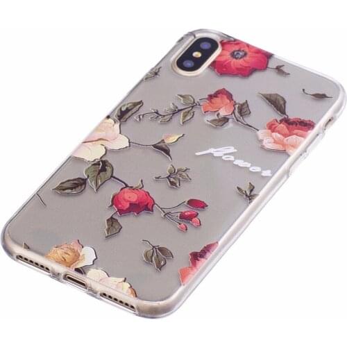 100 pcs DHL freeshipping For Coque iphone XS Max Case Silicone Soft TPU Cactus Phone Cases For iphone XS Max Painted Case Cover