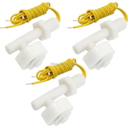 3 Pcs/Lot x Fish Tank Pool Liquid Water Level Sensor 90 Degree Right Angle PP Float Switch ZPC1 Wholesale Retail