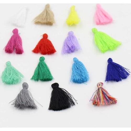 30 pcs/lot) 2.7cm Length cotton Tassel for DIY Bracelet Necklace Earring Fitting