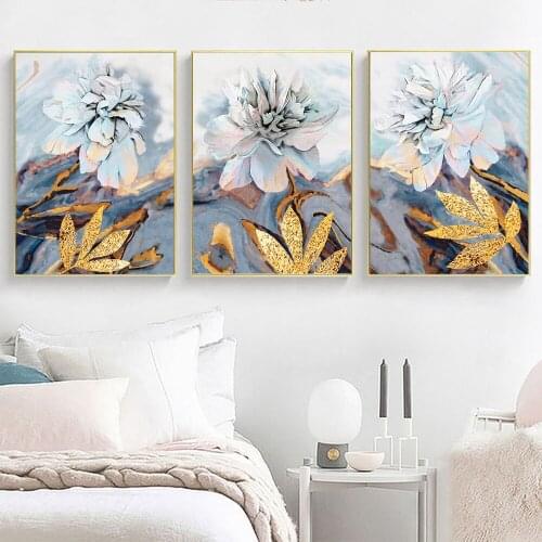 DIY 5D Diamond Painting Abstract Flower Poster Full Square/Round Diamond Embroidery Cross Stitch Mosaic room Decor