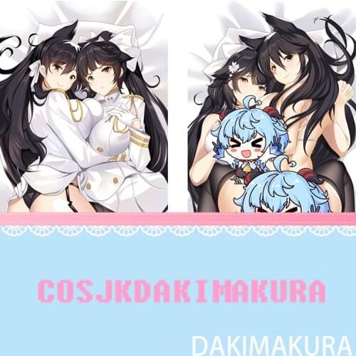 Anime Dakimakura Azur Lane Atago Takao HD Print Pillowcase Body Hugging Pillow Cover Case Room Otaku High Quality Decor Gifts