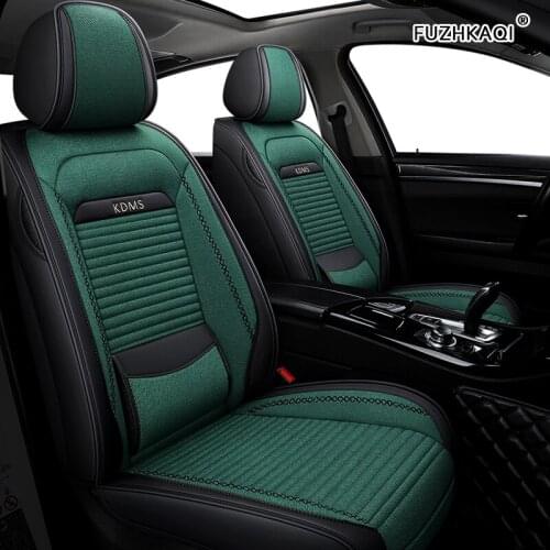 FUZHKAQI flax car seat covers For mazda 323 626 cx-3 cx-4 cx-5 6 2014 cx 5 7 9 bt50 3 bk bl 6 gg mpv demio premacy seat covers