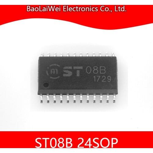 5pcs ST08B 24SOP chip Electronic Components Integrated Circuits 8-channel capacitive touch sensor with self calibration function