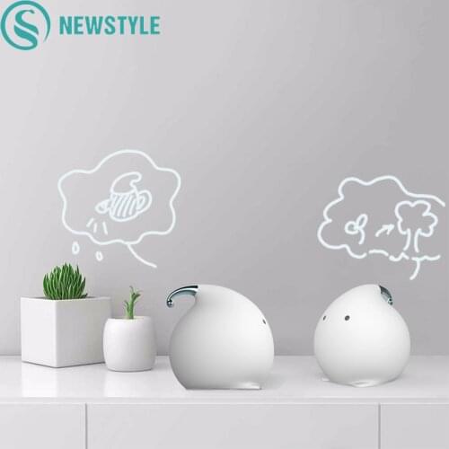 Colorful Silicone LED Night Light RGB Cute Touch Sensor Wall Hanging Bedroom Bedside Lamp Baby-Feed Kid Toy Gift Home Decore