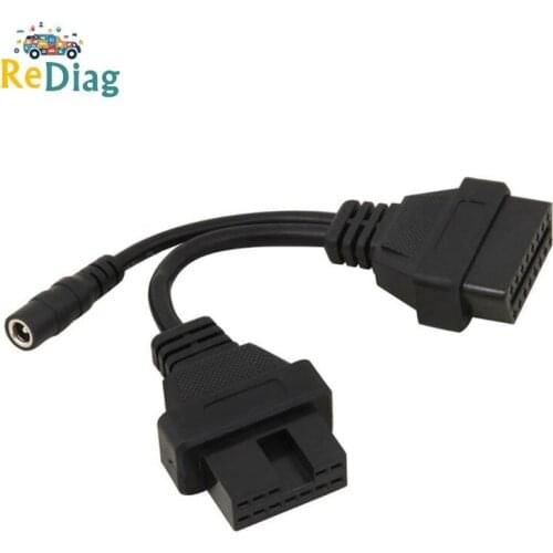 OBD Diagnostic Cable For Mitsubishi 12Pin to 16Pin Connector Adapter OBD1 to OBD2 Connect Cable Free Shipping
