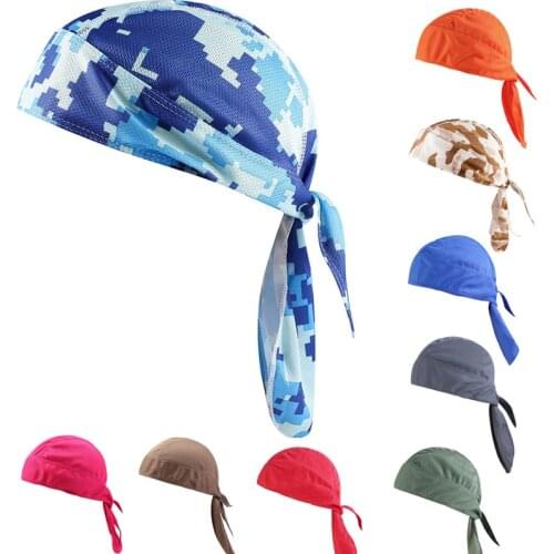 Wolface Cycling Headwear Quick Dry Cycling Cap Head Scarf Men Running Riding Bandana Headscarf Ciclismo Pirate Hat Hood Headband