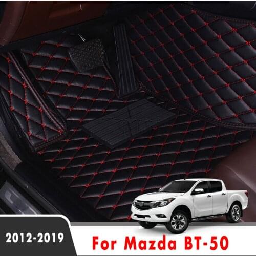 Carpets For Mazda BT-50 2019 2018 2017 2016 2015 2014 2013 2012 Car Floor Mats Interior Accessories Styling Covers Leather Rugs